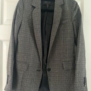Gray Checkered Blazer